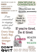 Load image into Gallery viewer, LOCKED IN STICKER BOOK A6