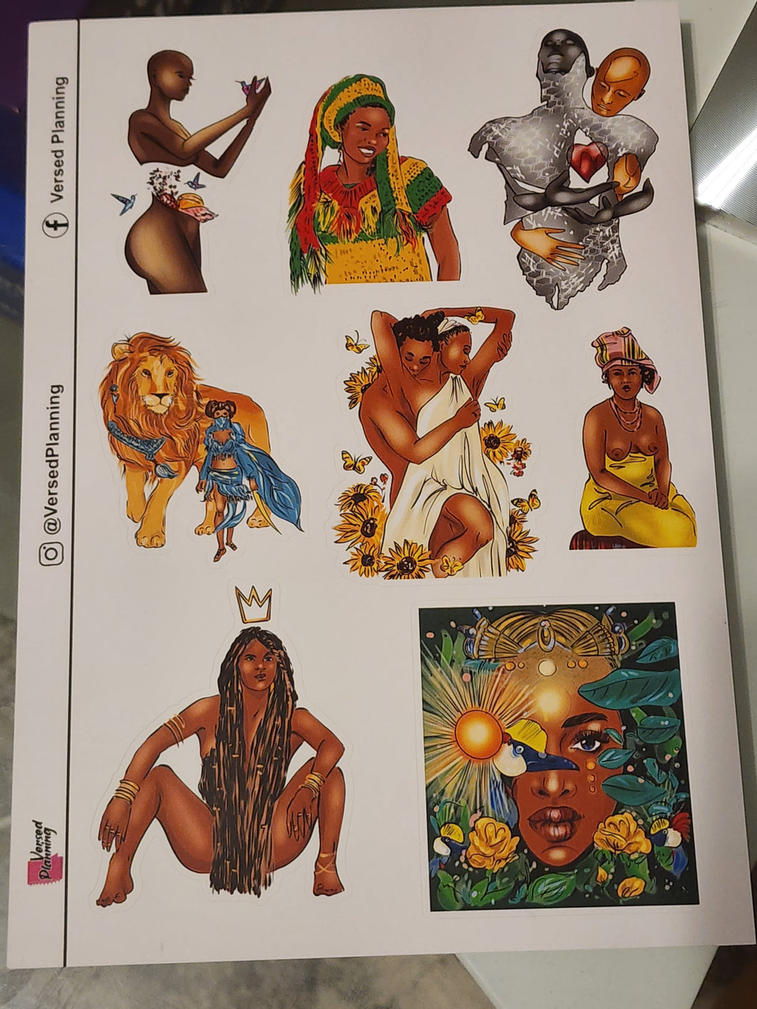 Queens African Deco Sheet