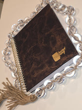 Load image into Gallery viewer, NEW!!!! BLACK &amp; GOLD MARBLE UNDATED DAILY PLANNER!
