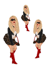 Load image into Gallery viewer, Cheetah Girl Mia Dual Shade Pick
