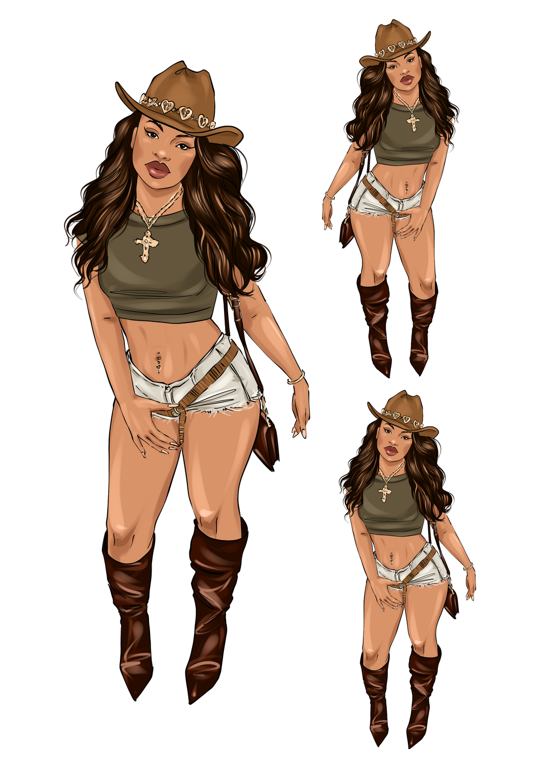 Megan Cowgirl, pick a shade