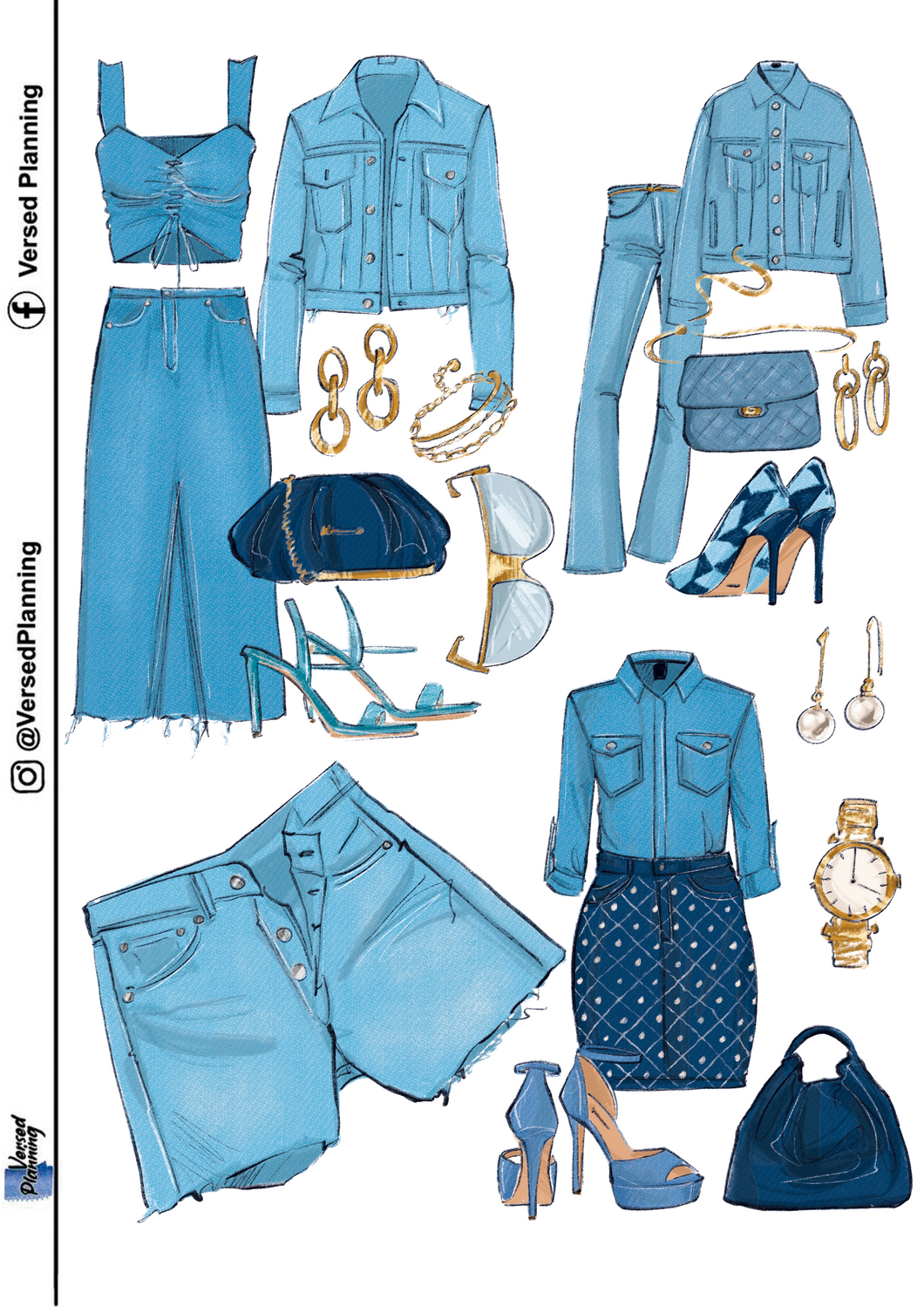 Denim Deco Sheet