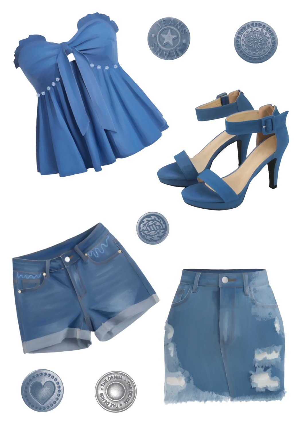 Denim Blue Threads 1 page