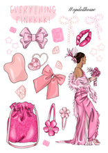 Load image into Gallery viewer, Everything Pink Bundle (12 pages)  $12.5 discount!
