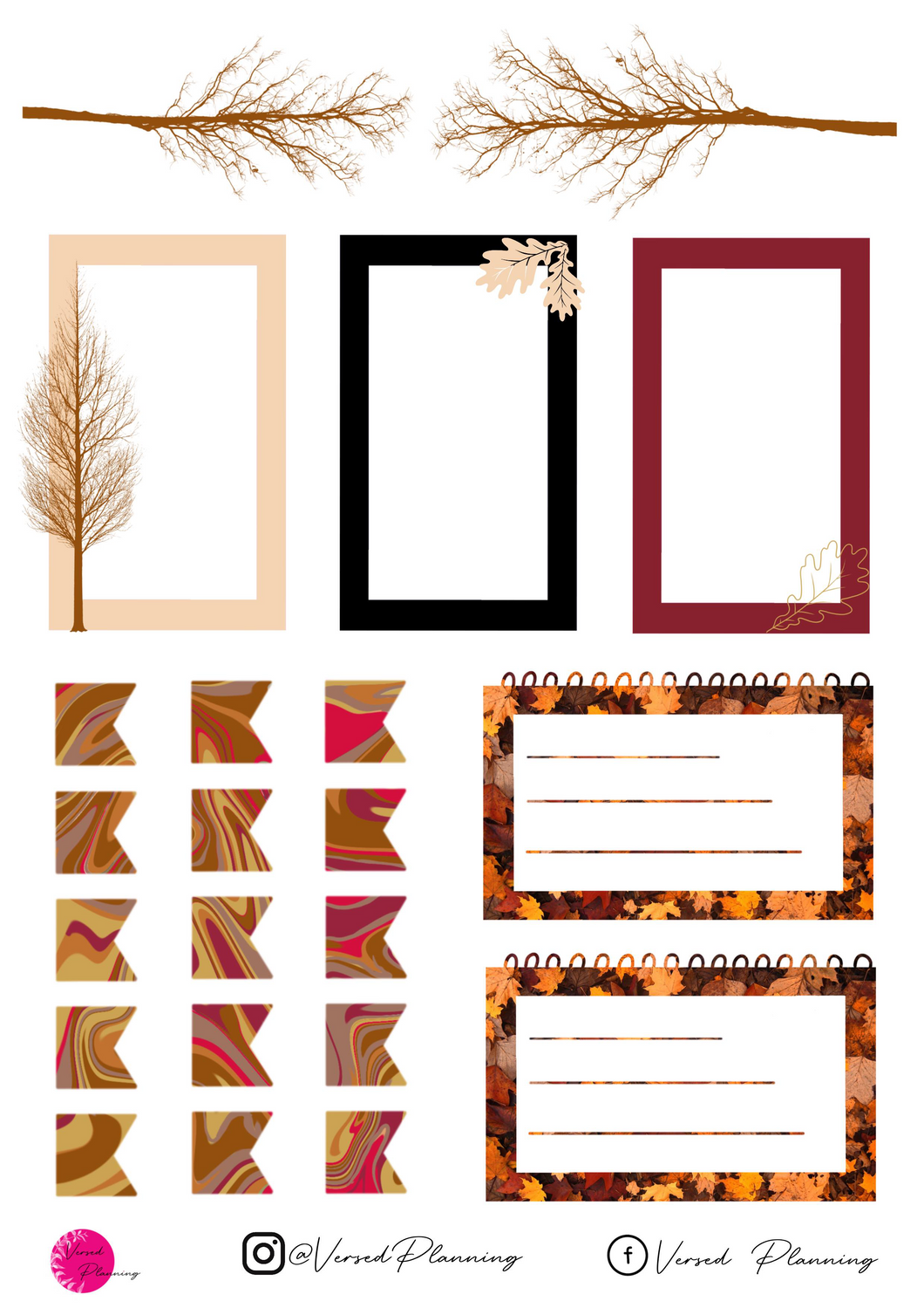 Bare Trees Functional Deco Sheet