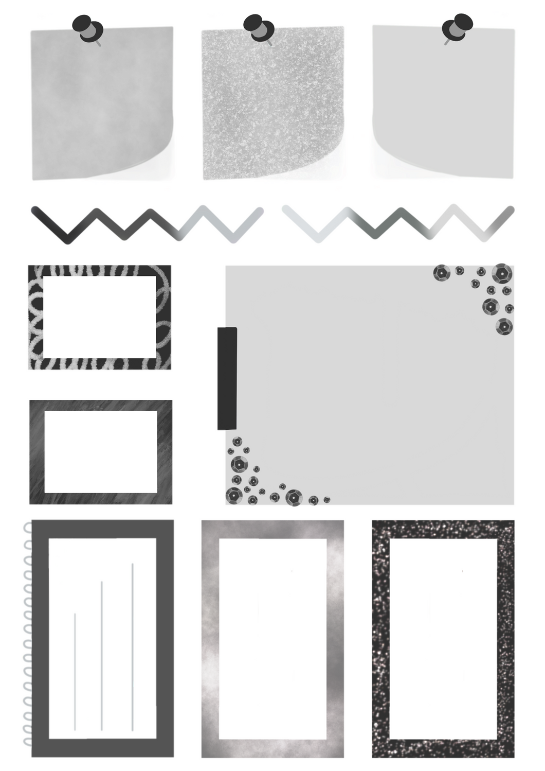 GRAYSCALE FUNCTIONAL BUNDLE (7 PAGES)