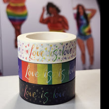 Load image into Gallery viewer, LOVE IS LOVE WASHI, PICK YOUR SHADE IN OPTIONS. OR BUY ALL
