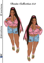 Load image into Gallery viewer, Fefe DENIM DOLL, SMALL (pick your shade)
