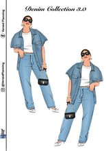 Load image into Gallery viewer, Katy DENIM DOLL, SMALL (pick your shade)
