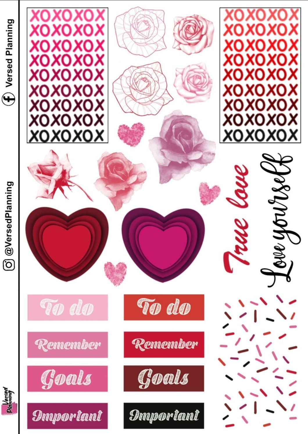 XOXOXO Love Sheet