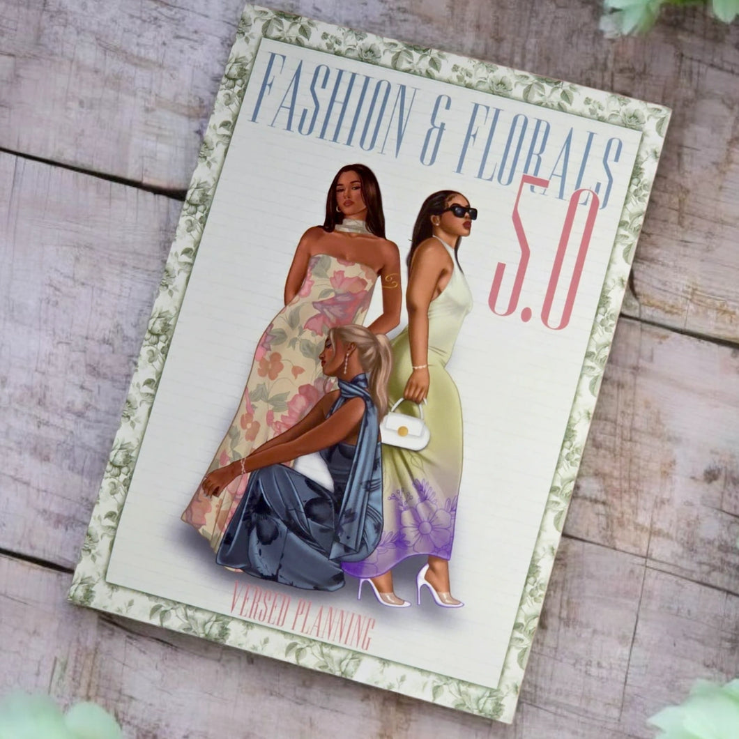 FASHION & FLORAL 5.0 STICKER BOOK - 2 LEFT!!