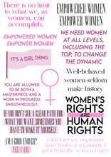 Load image into Gallery viewer, WOMEN'S MONTH P2 STICKER BOOK
