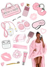 Load image into Gallery viewer, SPEND A NIGHT STICKER SHEET
