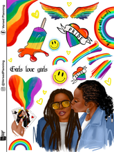 Load image into Gallery viewer, PRIDE PACK BUNDLE (ALL 7 SHEETS PRIDE) Pick Shade! ($10 SAVINGS)
