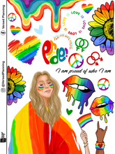 Load image into Gallery viewer, PRIDE PACK BUNDLE (ALL 7 SHEETS PRIDE) Pick Shade! ($10 SAVINGS)
