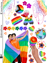 Load image into Gallery viewer, PRIDE PACK BUNDLE (ALL 7 SHEETS PRIDE) Pick Shade! ($10 SAVINGS)
