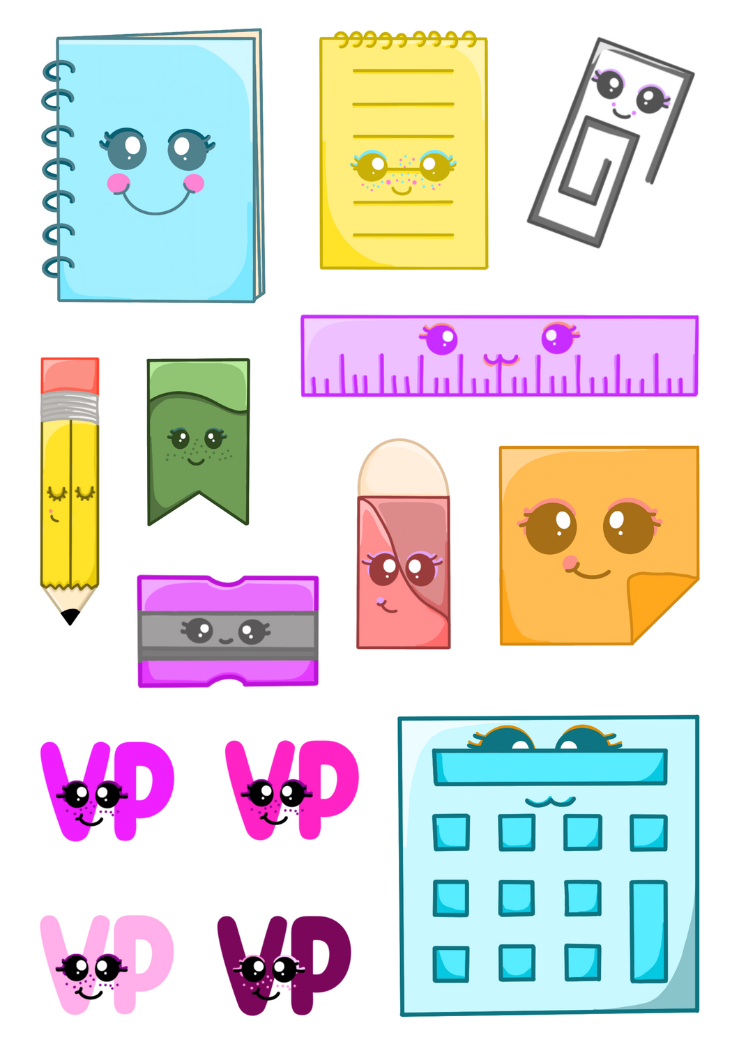 Kawaii VP Stationary