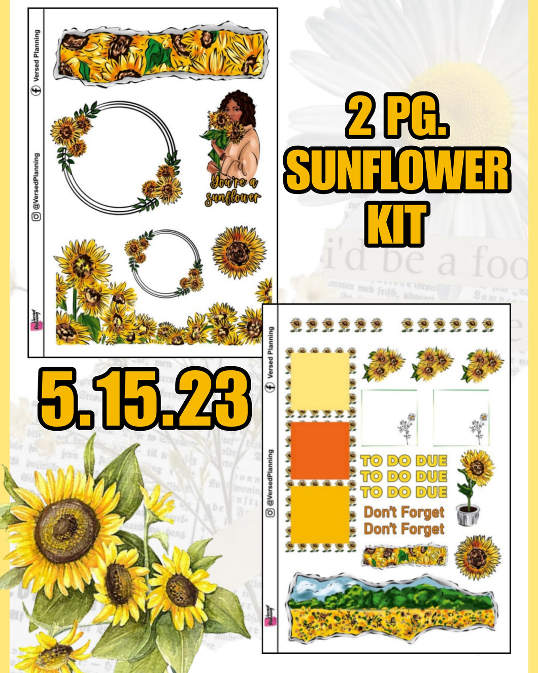 SUNFLOWER 2 PG KIT