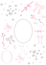Load image into Gallery viewer, Pearls &amp; Tings (2pgs) Everything Pink DECO Sheets
