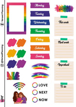 Load image into Gallery viewer, PRIDE PACK, 6 SHEETS TOTAL, PLUS 3 WASHI
