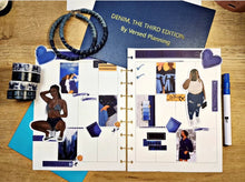Load image into Gallery viewer, 3 Page Denim Kit A5
