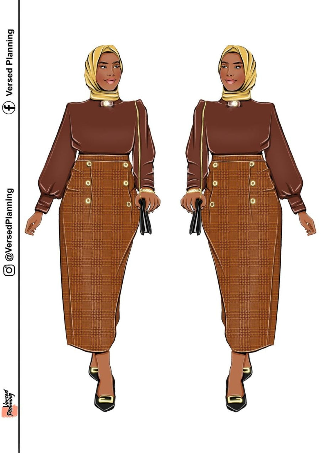 Maja Hijabi Fashion Doll (Dual shade option)