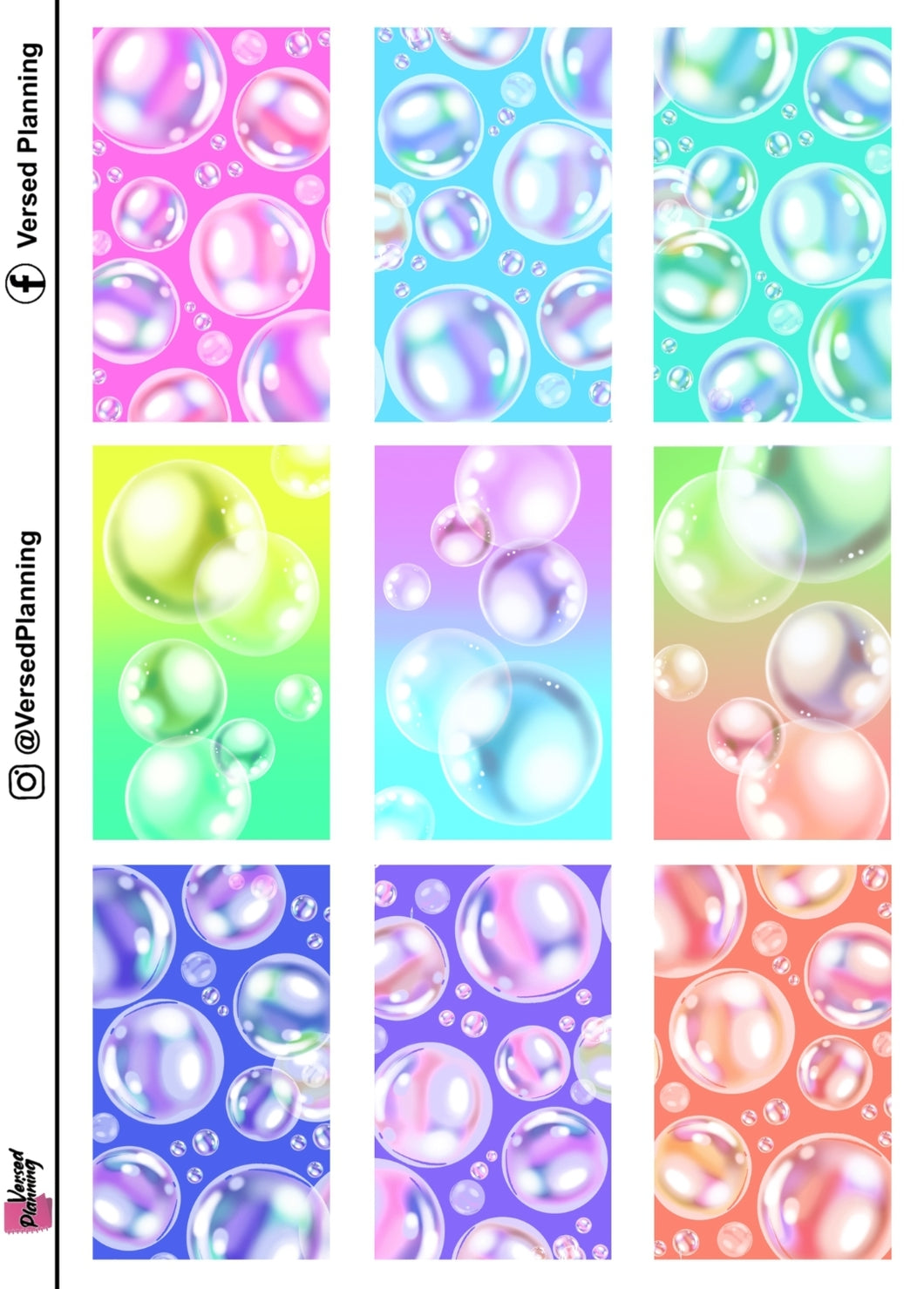 Bubbles Elements (HP SIZE BOXES)