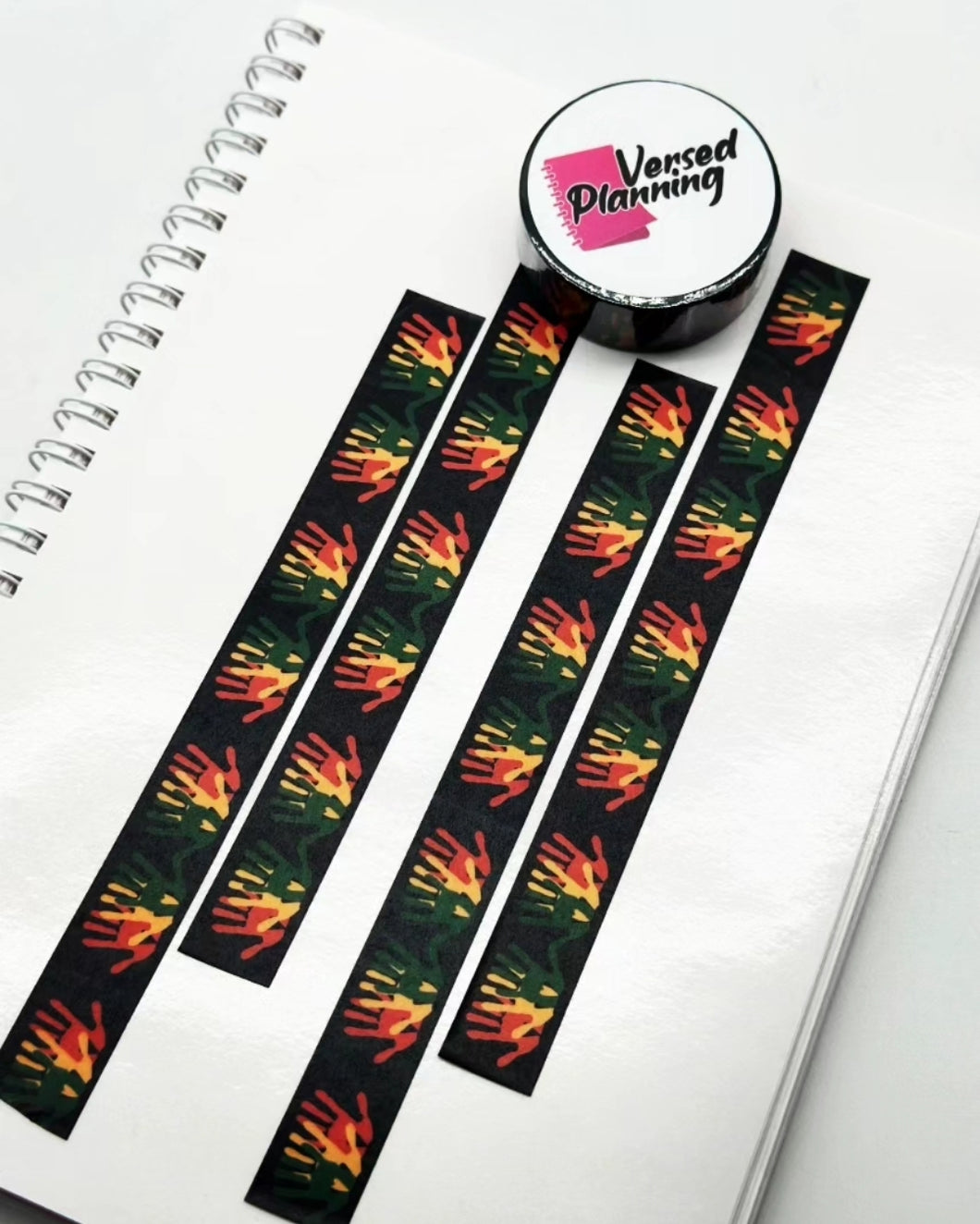 Rasta Handprints Washi