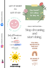 Load image into Gallery viewer, Self Love Quote Bundle Pack (Double Of Each) 10 Sheets
