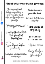 Load image into Gallery viewer, Self Love Quote Bundle Pack (Double Of Each) 10 Sheets
