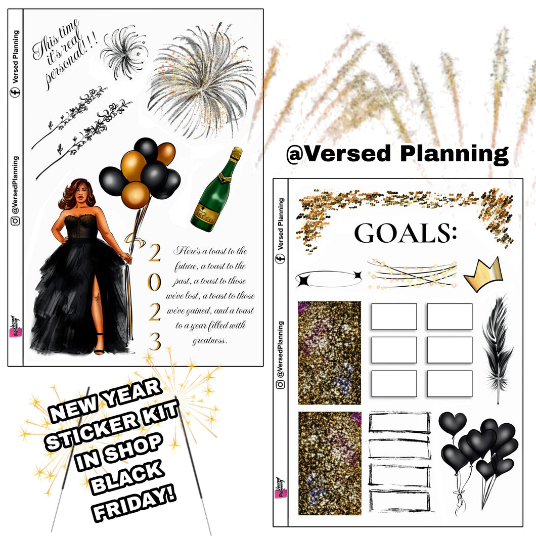NEW YEAR GOAL SHEET ONLY