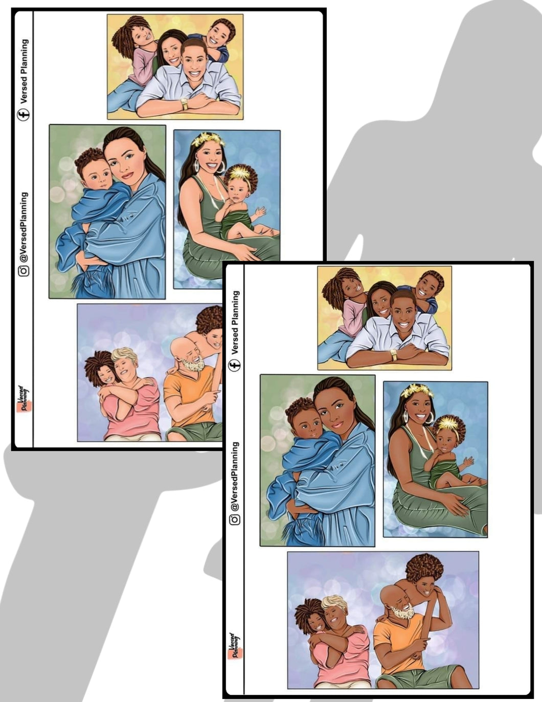 Family Sticker Sheet