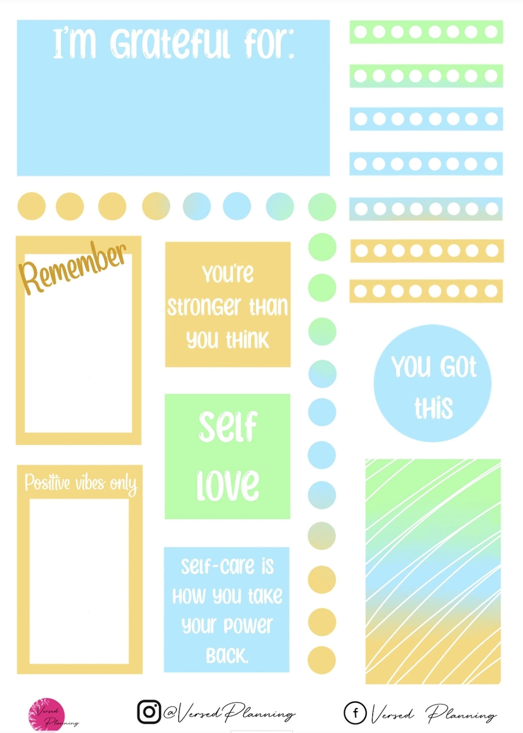 Self Love Sticker Kit