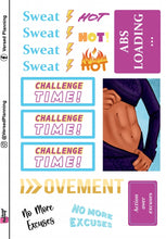 Load image into Gallery viewer, Fitness Sticker Kit, beautiful stickers
