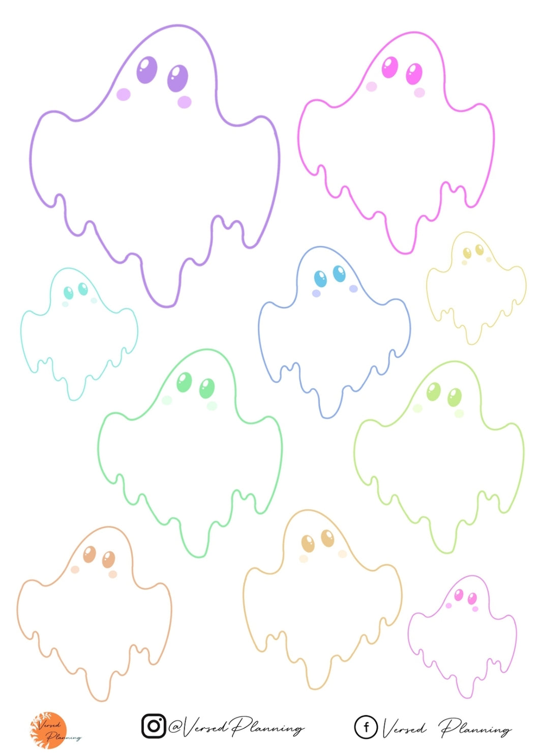 COLORFUL GHOSTS!