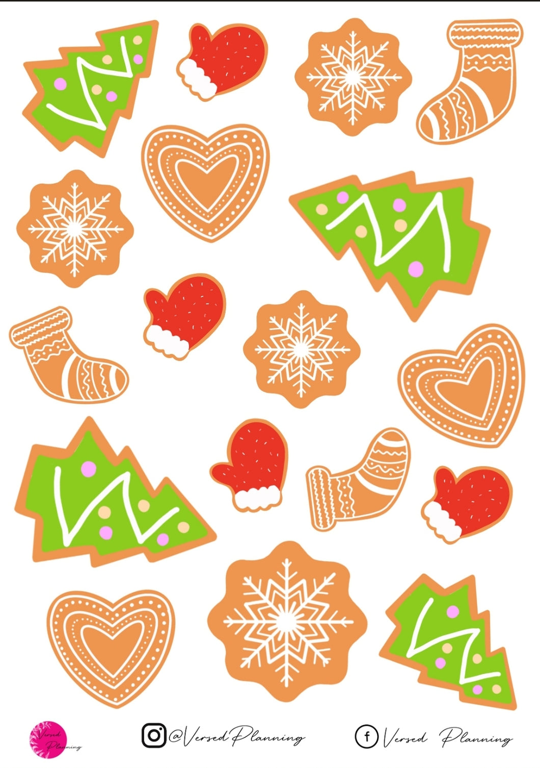 Christmas Sticker Sheet