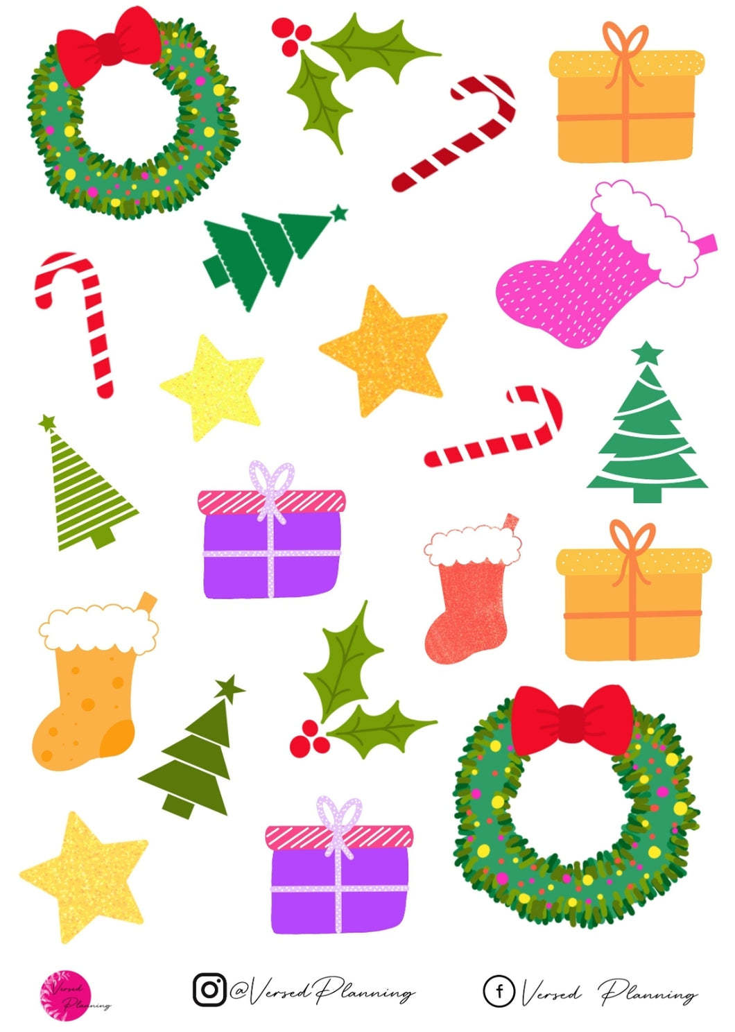 Christmas Sticker Sheet 2